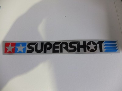 Tamiya Aufkleber Supershot original Vintage Reinschauen !!!1