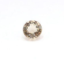 Natural Yellow Beryl Faceted Gemstone, Genuine Beryl Cut 1.35 Ct, 7 MM