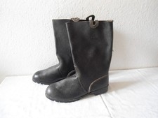 DDR Lederstiefel , Arbeitsstiefel  ungetragen &auml;hnl. NVA  Knobelbecher  Gr&ouml;&szlig;e 11