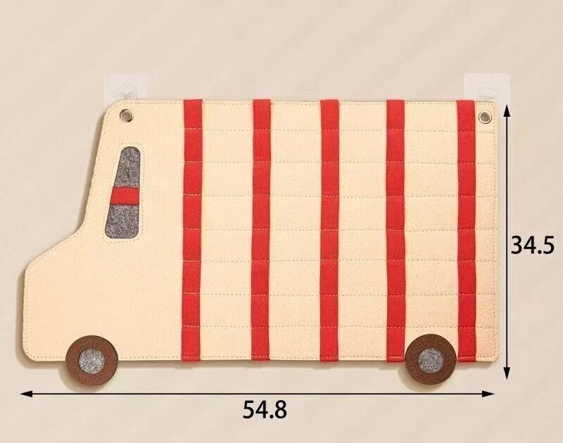 Hanging Storage Organizer for Hot Wheels,Felt Display Case for Hot Wheels Matchb - Image 3 of 4