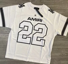 AMIRI 22 Mesh TEE T Shirt White - Size M 