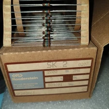 ROE SK2 VINTAGE 3M6 5% CARBON RESISTORS MARSHALL AMP EQUAL PIHER QUALITY! 50pcs