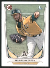 2014 Bowman Prospects #BP60 Dillon Overton Oakland Athletics 36328