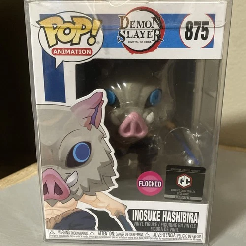 Funko Pop! Vinyl: Demon Slayer:  - Inosuke Hashibira (Flocked)  Exclusive