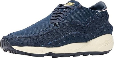 NIKE AIR FOOTSCAPE WOVEN SNEAKER, DENIM/WHEAT GOLD - UK SIZE 5,5