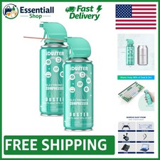 Eco-Friendly Air Duster Pack - 2 x 3.5oz for Thorough and Gentle Cleaning