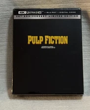 Pulp Fiction 30th ANNIVERSARY Limited Ed Collector's 4K UHD Stickers Pop-Up New