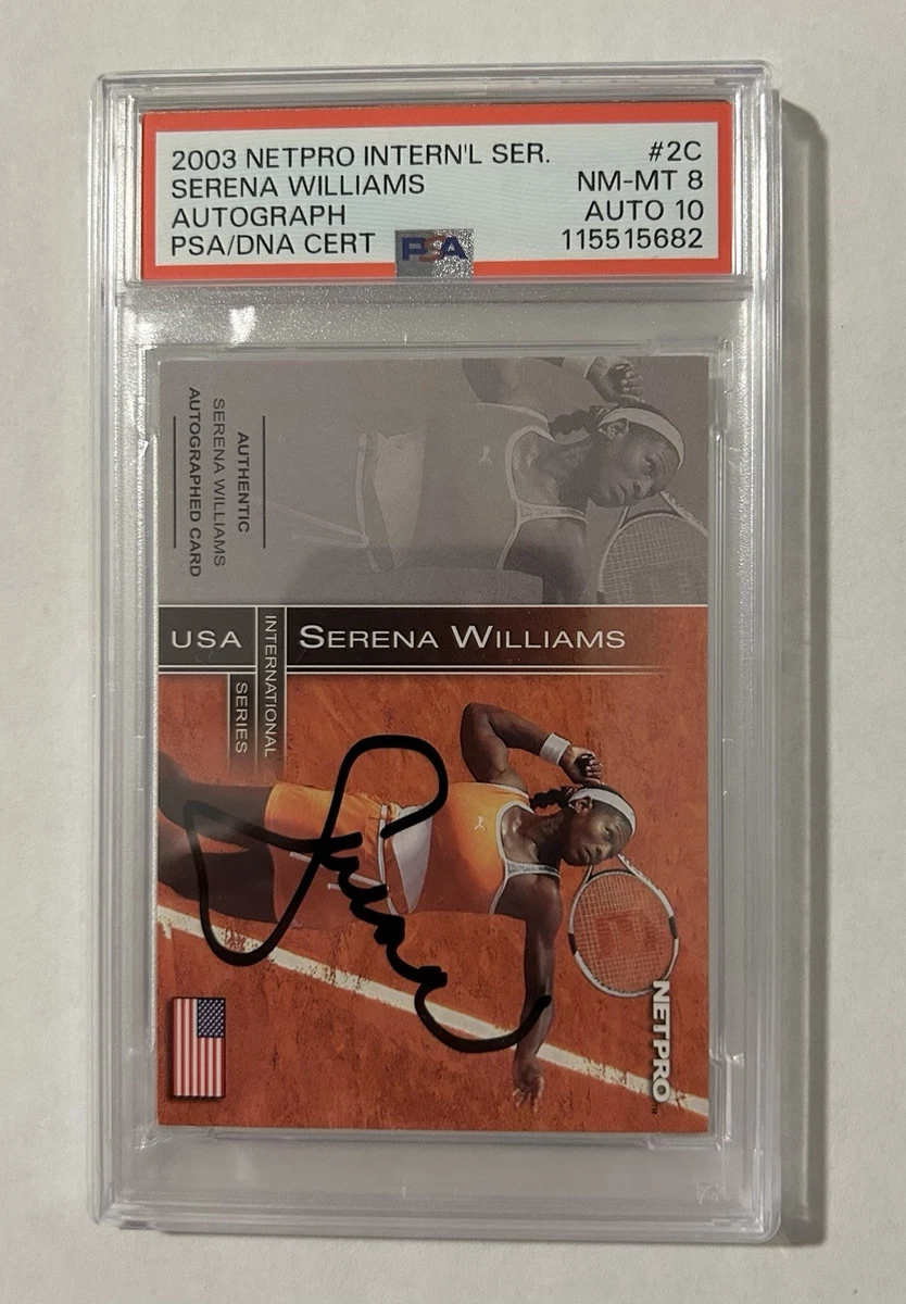 Serena Williams Tennis Autographed Sports Trading Cards