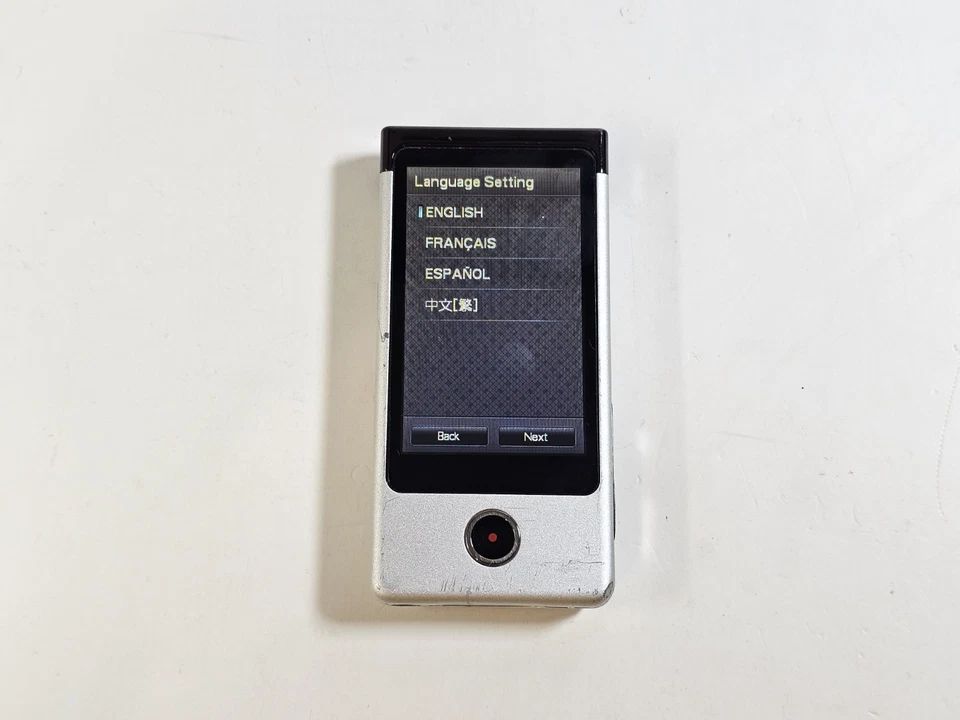 Videocámara digital Sony MHS-TS10 Bloggie HD, cámara rápida, plateada, probada Foto 3 de 4