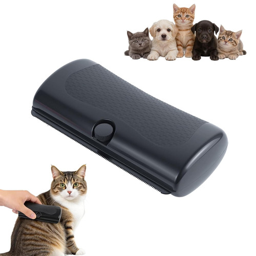 Dog Deshedding Brush Undercoat Grooming Tool for Short & Medium Fur and Doubl...