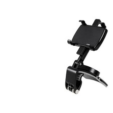 Deaelf Universal Car Phone Holder Mount, 360 Degrees Rotation ABS 1PC, Black