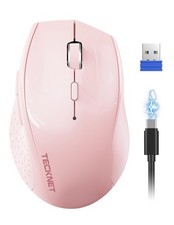 TECKNET Wireless Mouse Rechargeable,Mouse for Laptop Computer,2.4G USB Comput...