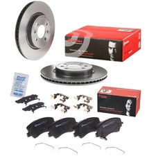 2x Brembo Bremsscheibe 280mm + Beläge vorne passend für HYUNDAI i20 II KIA RIO
