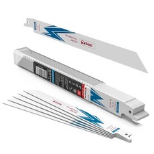 EZARC 25 Pack Bi-Metal Cobalt Reciprocating Saw Blades for Heavy Metal 9 Inch 