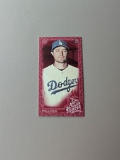2019 Topps Allen & Ginter X AJ Pollock Dodgers Red Mini SSP /5
