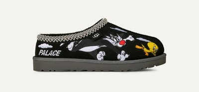 Palace x UGG Tasman Looney Tunes Schwarz UK8/US9/EU42 Tweety Sylvester NEU  