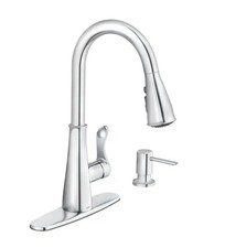 MOEN Hadley 87245SRS Pull-Down Kitchen Faucet in Spot Resist Stainless