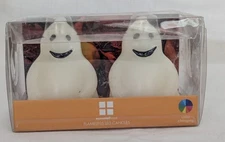 Essential Home Flameless LD Candles Halloween Ghosts Smiling Haunted Spooky Fall
