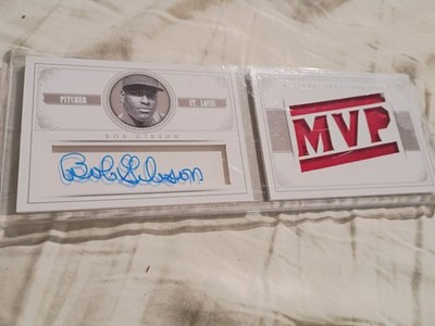 Bob Gibson 2014 National Treasures Star Auto Relic Booklet /25 HOF Cardinals