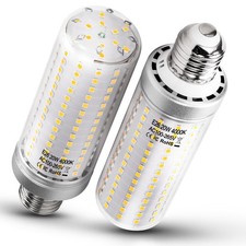 1.77 X 5.90 Inch Big E26 20w Led Corn Bulbs 3000 Lumen 200 Watt Equivalent Incan