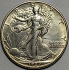 1939 d walking liberty half dollar 50c - free shipping