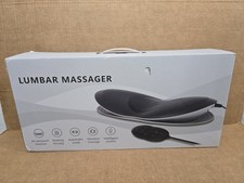 Electric Lumbar Traction Device with Heat Back Massager Stretcher Sciatica Relie