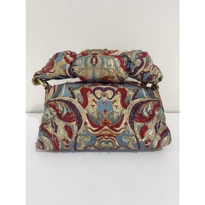 DRIES VAN NOTEN Handbag Indian Embroidered Multicolor All-over