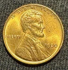 1930 P Lincoln Wheat Small Cent Uncirculated Red Uncertified US Coin