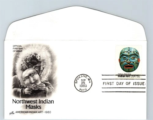 S06-0484, NORTH INDIAN MASKS, HEILTSUK, BELLA BELLA, ARTCRAFT FIRST DAY COVER