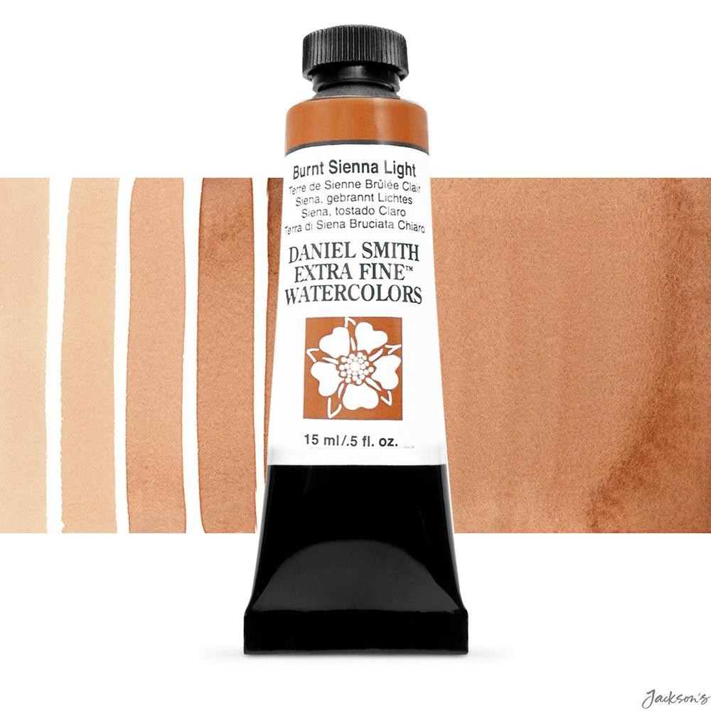 Daniel Smith Watercolour Paint Tube 15ml Burnt Sienna Light Series 1 Art Use