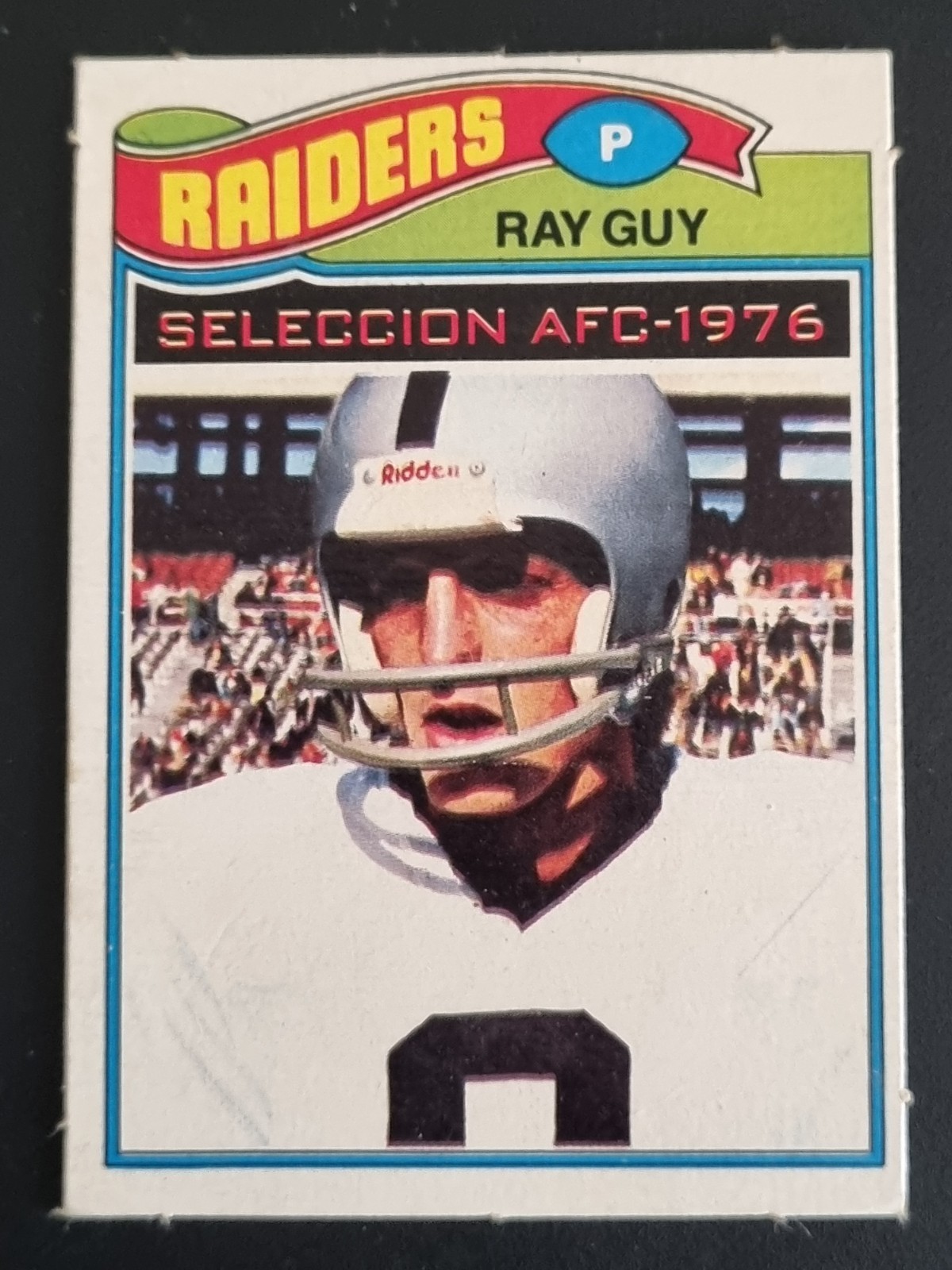 1977 Topps MEXICAN #320 Ray Guy Oakland Raiders - Good looking VG/EX