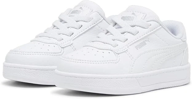 Puma Caven 2.0 AC INF Puma para niños pequeños blanco-Puma plateado-negro (393840 02) Foto 2 de 4