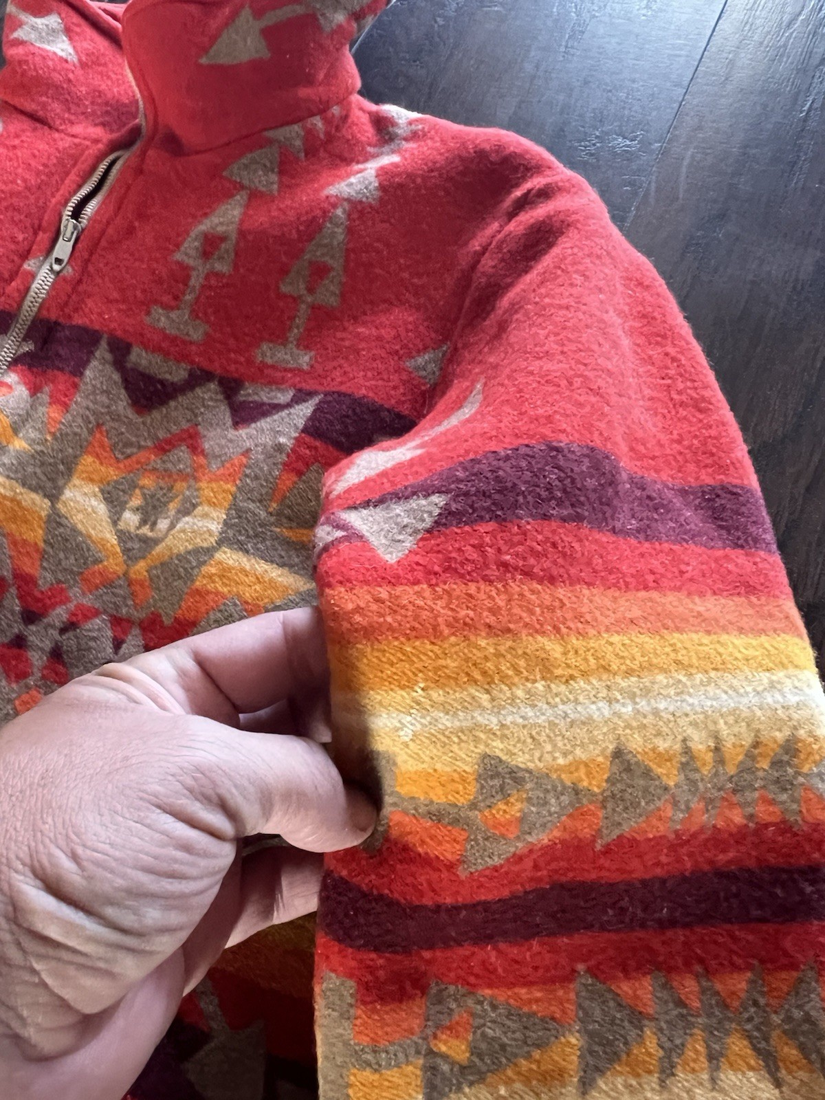 Vintage Pendleton Aztec 100% Wool Jacket Women’s … - image 10