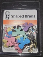 Hot Off The Press  Shaped Brads -  Pastel Bows 20 PC Scrapbooking