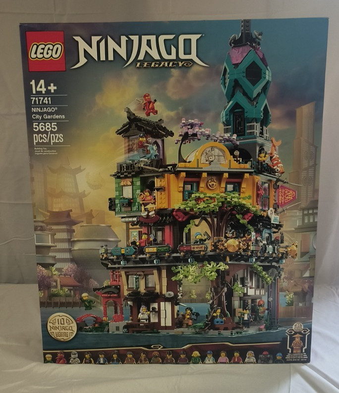lego 71741 ninjago city gardens, retired and still in shipping box! Mint