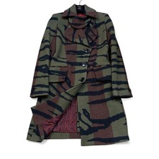 Abrigo Vivienne Westwood Etiqueta Roja 15AW Lana Algodón Cuello Asimétrico Talla 40