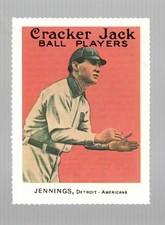 1982 Dover 1914 Cracker Jack E145 Reprint Hugh Jennings Detroit Tigers #77