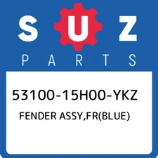 53100-15H00-YKZ Suzuki Fender assy,fr(blue) 5310015H00YKZ, New Genuine OEM Part