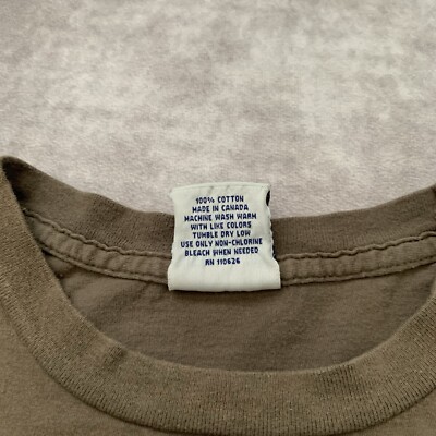 トップス JIMWAG MiddleLOGO miniT Vintage Jimmyz Surf Co Shirt Size M Graphic Beach Brown Tan
