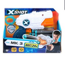 ZURU X-Shot MK3 Dart Blaster with 8 Darts NEW