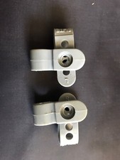 Vtg NFL Game Football Helmet Elite Stabilizer Face Mask Clips Not Used Worn Gray