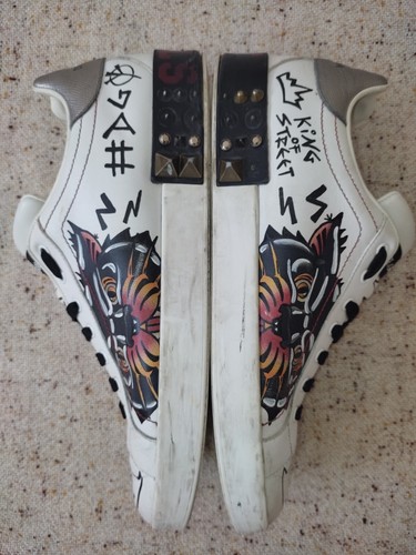 Dolce Gabbana Portofino Leder Niedrig Turnschuhe Herren Größe US 11 - Bild 7 von 14