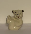 Shawnee Pottery Miniature Animal Tumbling Bear Vintage 3" Tall 2.5" Wide