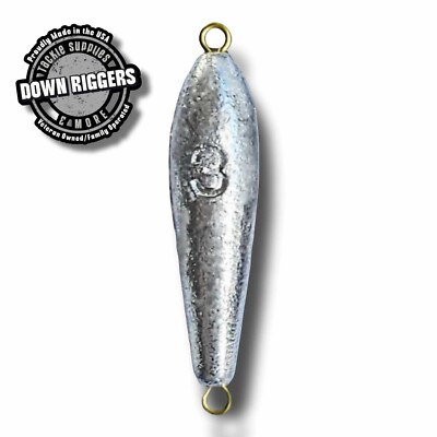 3oz Inline Trolling Torpedo, Select Qty Up To 40pk/7.5lbs from Down Riggers LLC