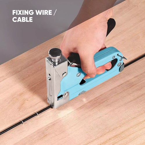 Staple Gun Heavy Duty Tacker Stapler Upholstery Nail Gun 3000x Staples Hand Tool - Picture 12 of 12