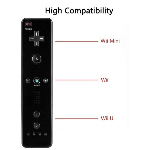 Built in Motion Plus Inside Remote Controller For Nintendo Wii/Wii U Console - Picture 7 of 20
