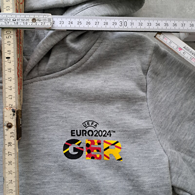 EURO 2024 Hoodie Motiv GER Kapuzenpullover Gr. 134 140 Europa EM Weihacht WM 26