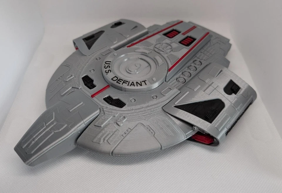 Defiant Starship Model with stand- Deep Space Nine - Highly Detailed 3D Printed - Image 4 of 4