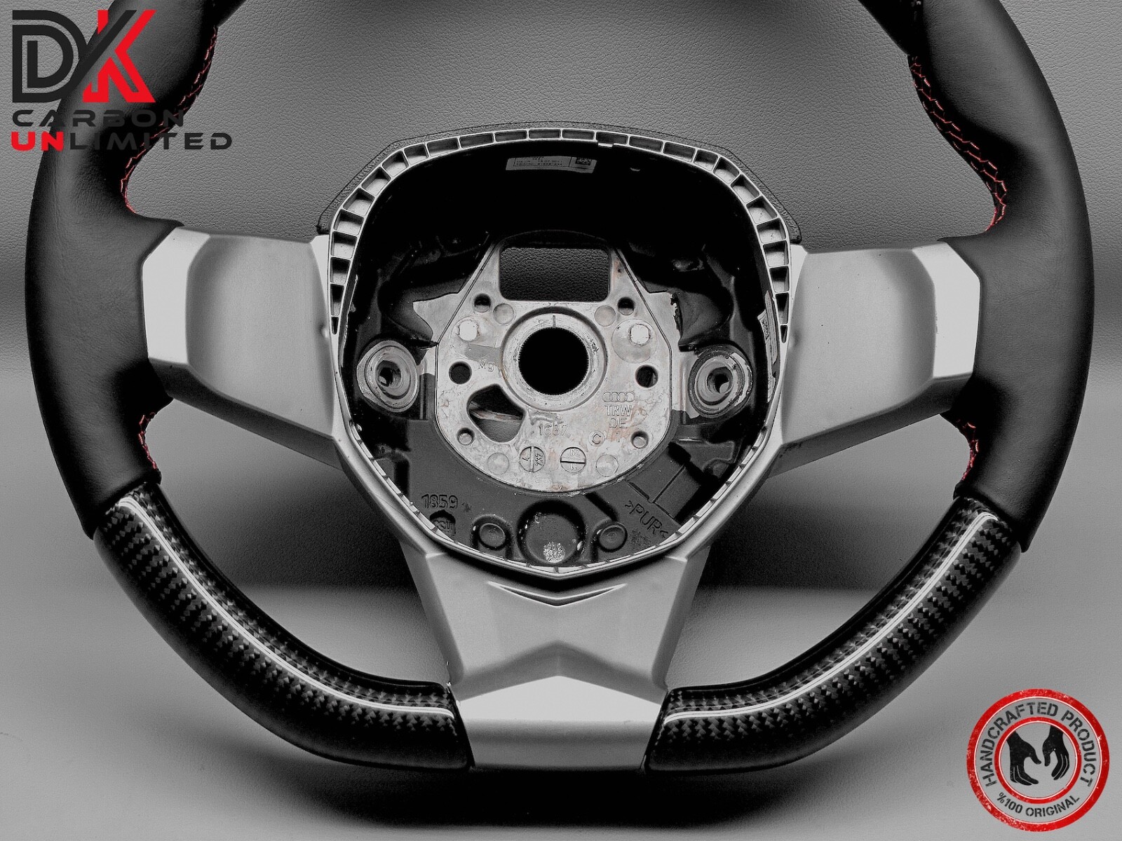 Lamborghini Aventador LP700 SVJ63 Sian Napa Orange Ring Carbon Steering Wheel v4