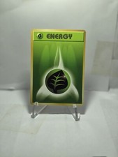 Vintage 1996 Japanese Pokemon Base Set Grass Energy Card